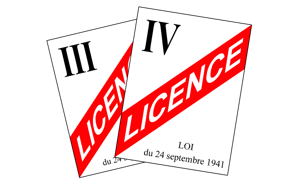 Vendre votre licence 3 ou 4